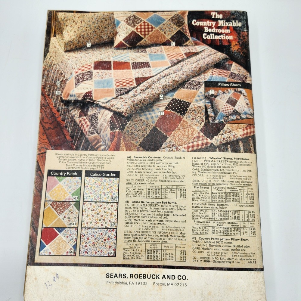 Vintage 1976 Sears Fall & Winter Catalog