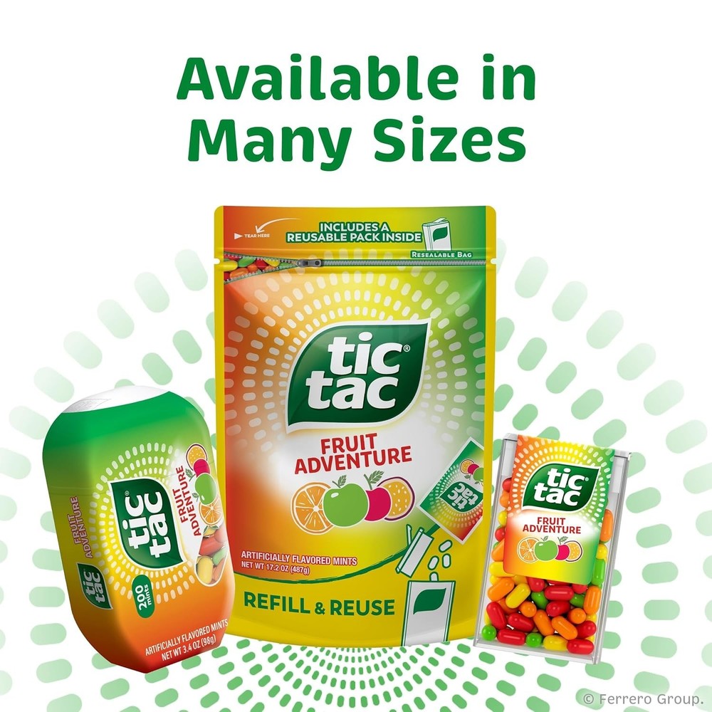 Pocket-Sized Mint Packs, Fruit Adventure Flavor