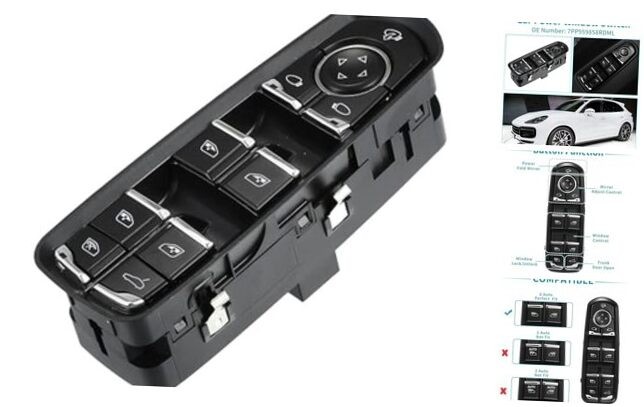 Front Left Driver Side Power Window Switch Window Control Switch Fit for