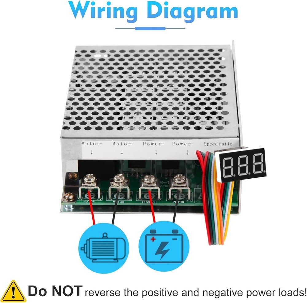 Motor Speed Controller with Forward-Brake-Reverse