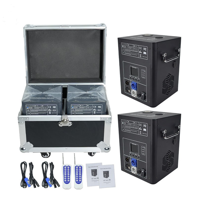 2PCS 750W Cold Spark Machine Firework Machine DMX Wedding Stage Effect Machine