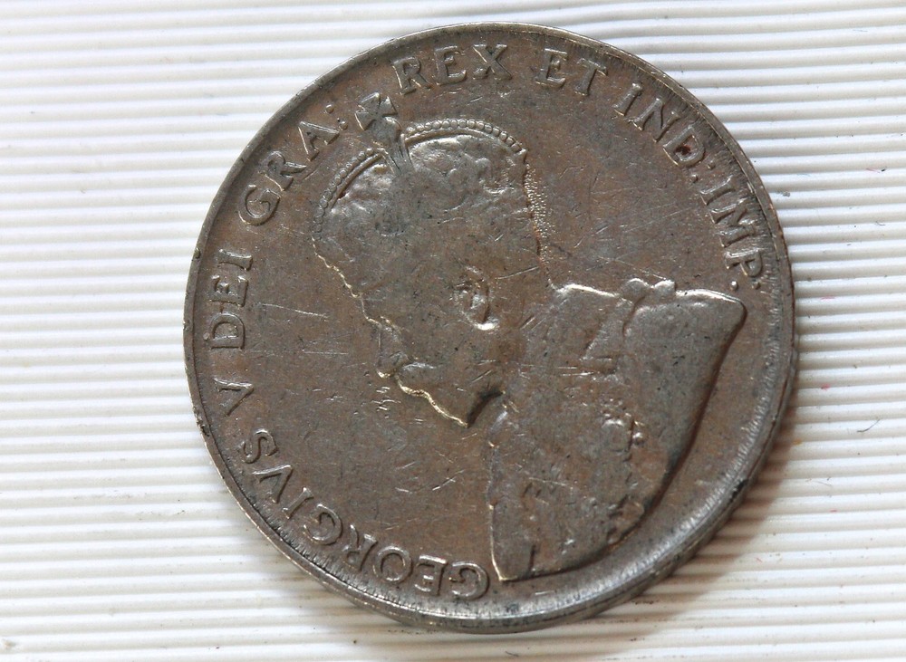 1924 Canada 5 Cents George V