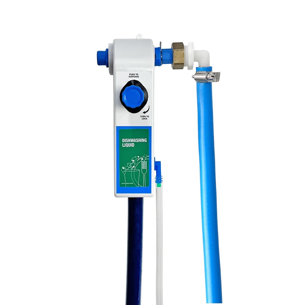 Kitchen Sink Single Proportioner, Dish detergent Sanitizer, Push Button, 8362