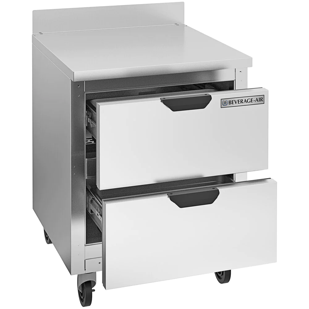 Beverage-Air 27" Two Drawer Worktop Refrigerator