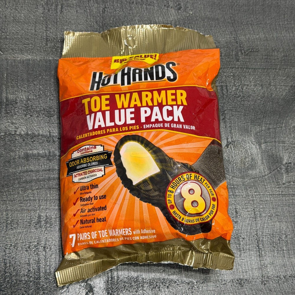 HotHands Toe Warmers, 7 Pair Pack 🔥 New