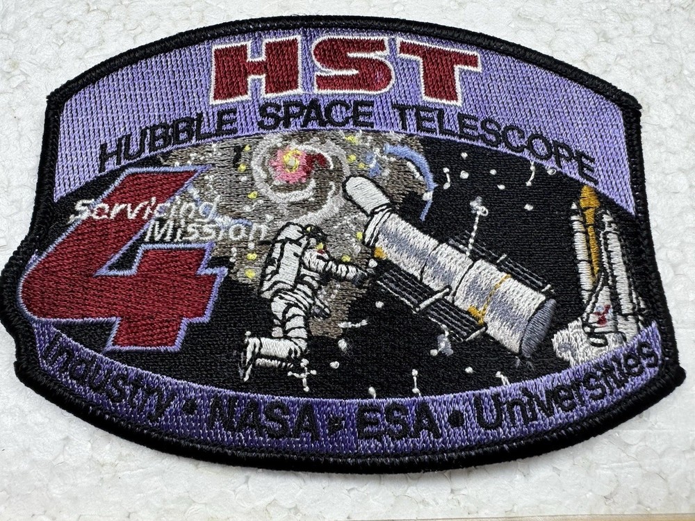 NASA Patch - Hubble Space Telescope (HST) Servicing Mission 4 Patch