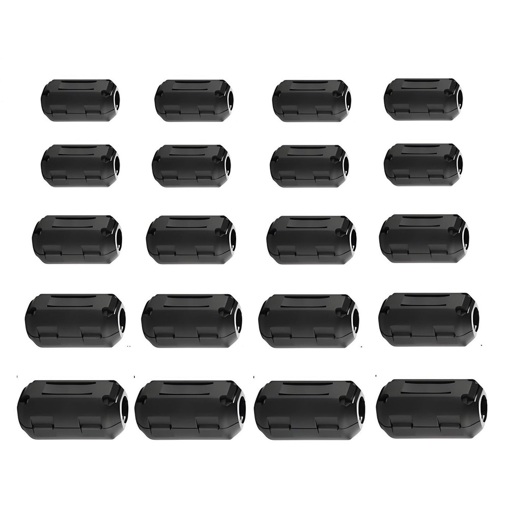 20PCS Clip-on Noise Filter,Anti-Interference High-Frequency Ferrite Core Chok...
