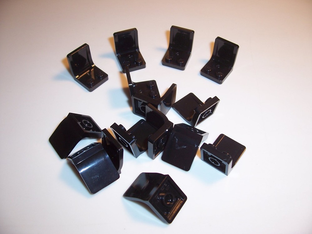LEGO -SEATS / CHAIRS - Black - (15 pcs) - NEW!