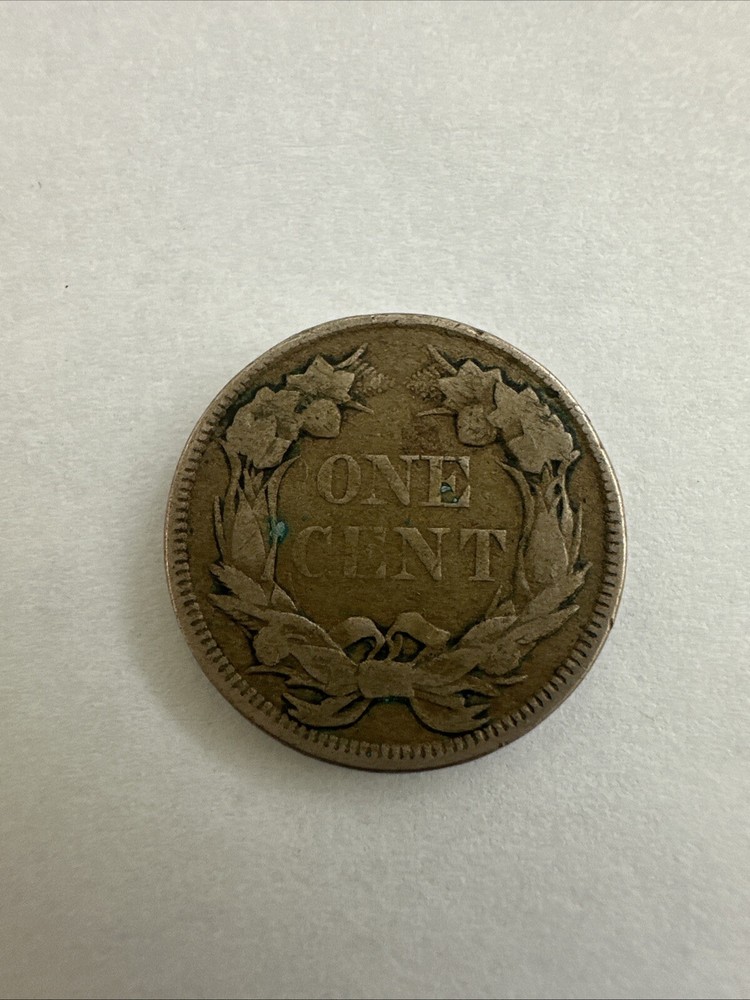 US 1857 FLYING EAGLE ONE CENT US COPPER COIN