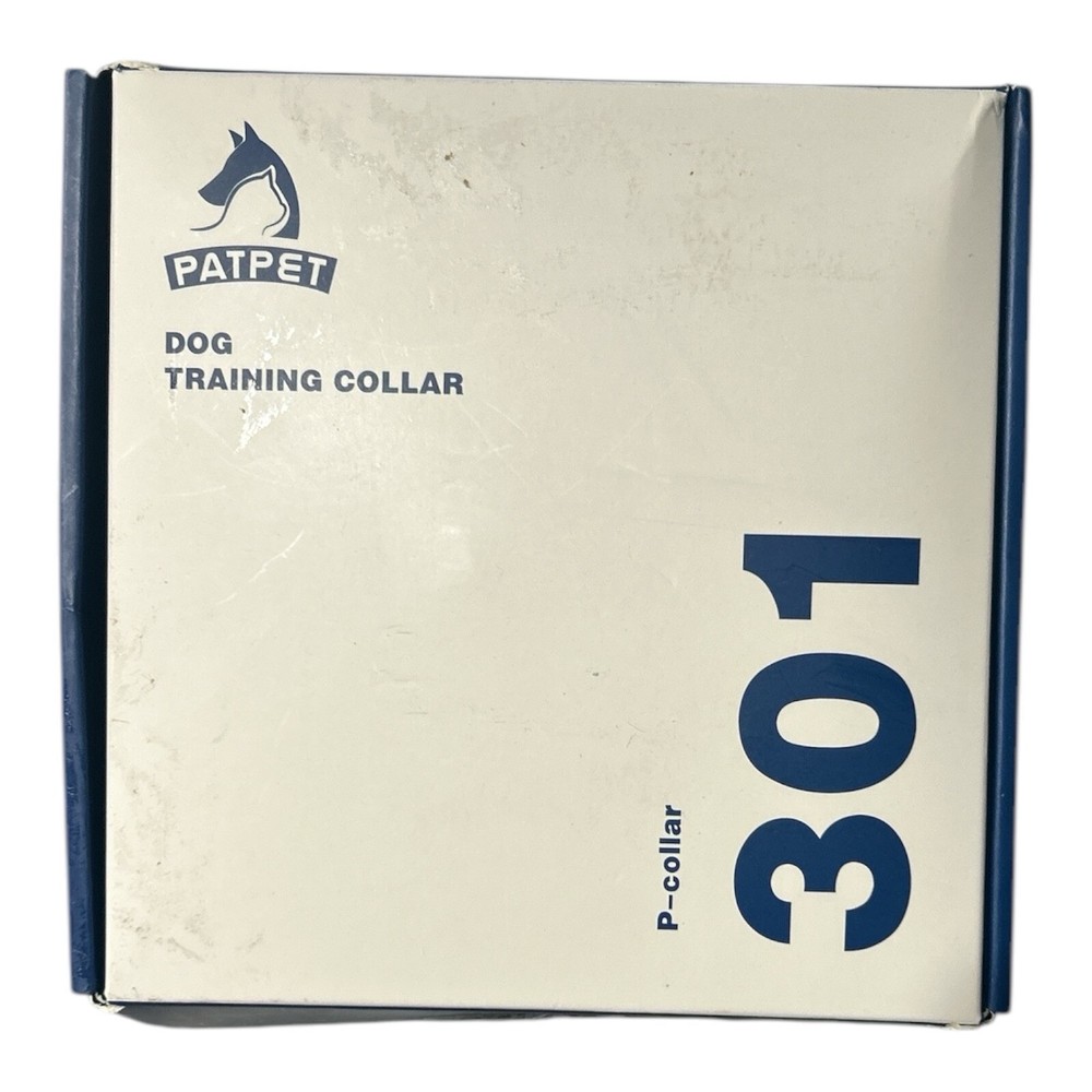 Patpet P301 Dog Training Collar – Remote, 1000ft Range, Shock & Bark Control