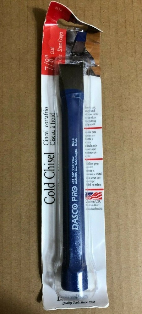 Dasco Pro 413-0 Cold Chisel, 7/8-Inch *