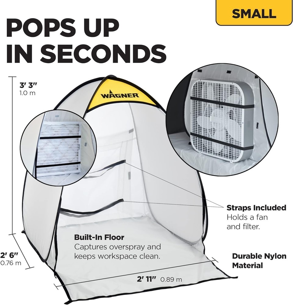 Lightweight Paint Booth for Small Projects
