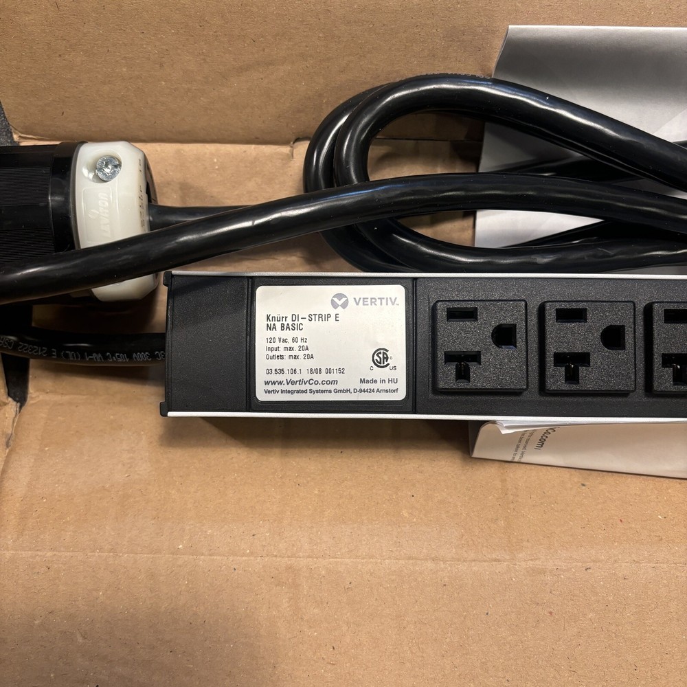Vertiv Knurr Basic DI-STRIP 035351061 Surge Strip