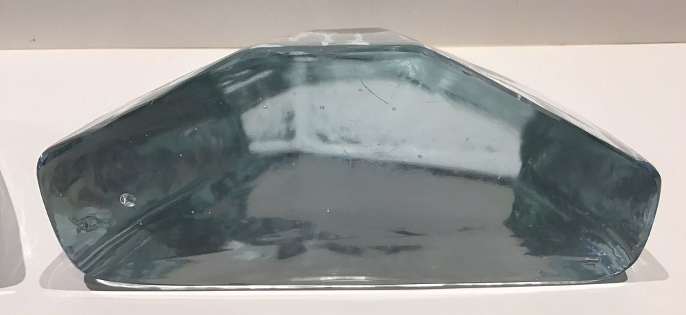 RARE (Don Shepherd designed) Blenko Iceberg Bookends