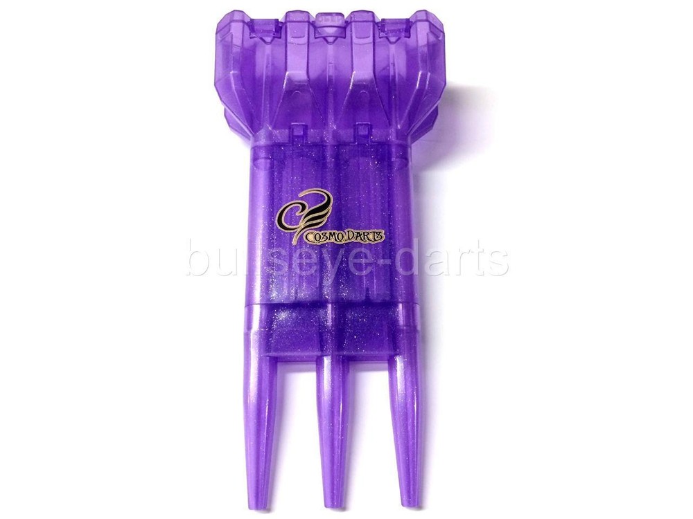 COSMO CASE-S DART CASE - CLEAR PURPLE SPARKLES