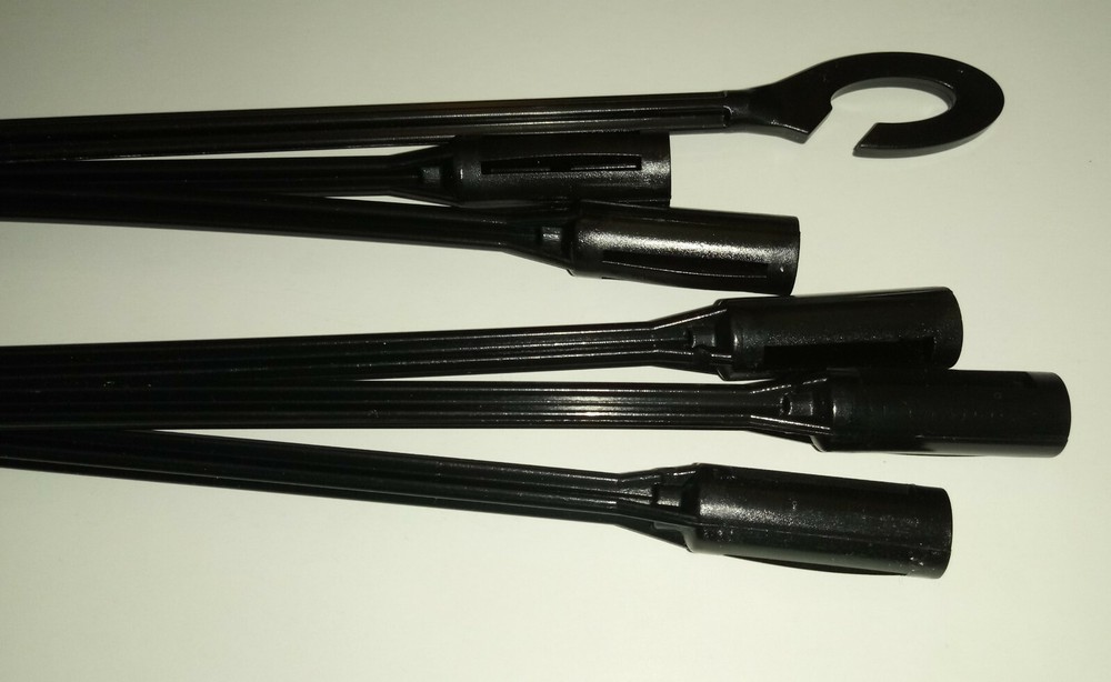 Electricity SAFE 6 Ft Strong Plastic Cable Wire Puller Fishing Rod stick Tool
