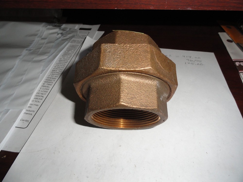 Union BRASS NL 2" IPS FREE MAIL SHIPPING SAME DAY SHIPPING