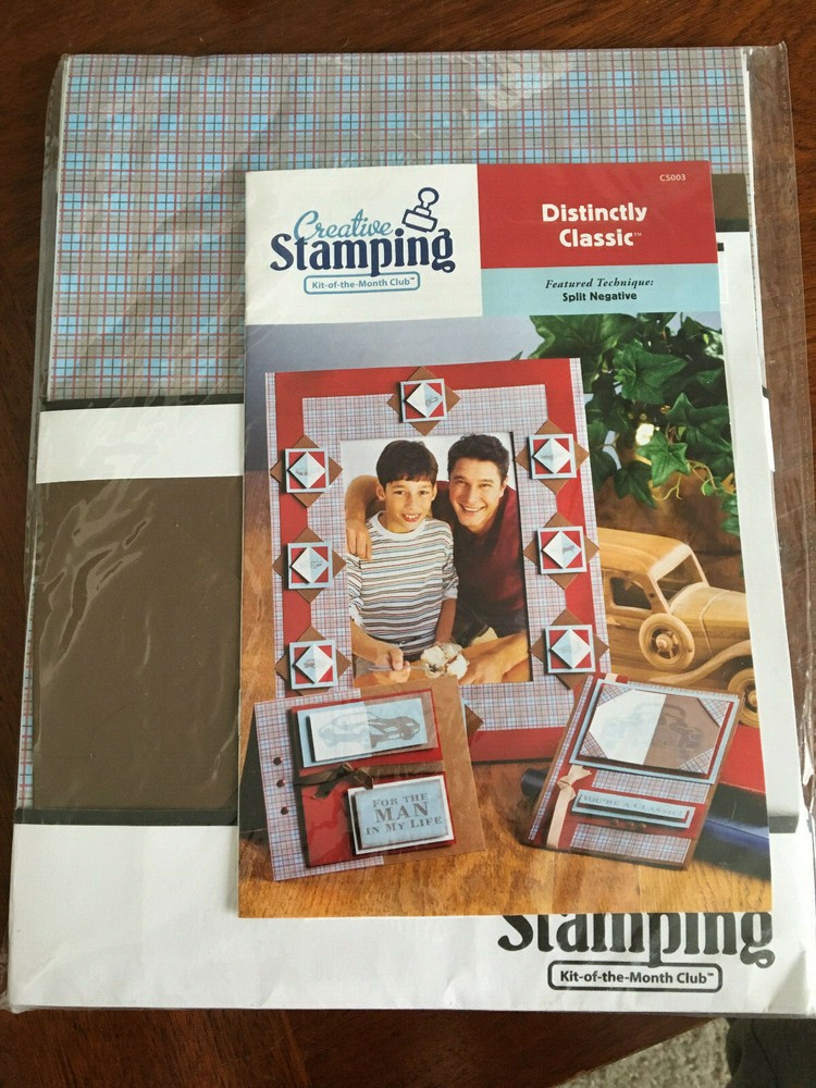 Creative Stamping Kit-of-the-Month Distinctly Classic C5003 Split Negative Tech