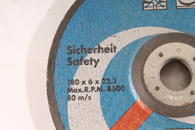 Grinding disc Roughing disc Berner 180 x 6 x 22.2