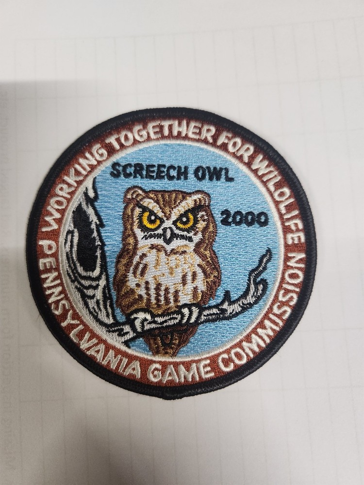 Pennsylvania Game Commission Screech Owl Patch 2000