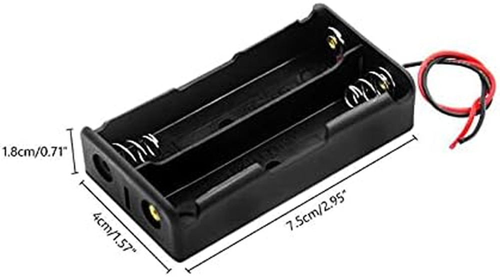 4pcs 18650 Battery Holder Bundle 1,2,3,4 Slot Holder Case Storage Boxes 2 Wire