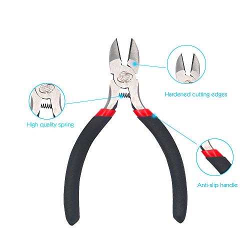 5 Piece Mini Pliers Set Professional Hand Tools Includes Needle Nose Pliers