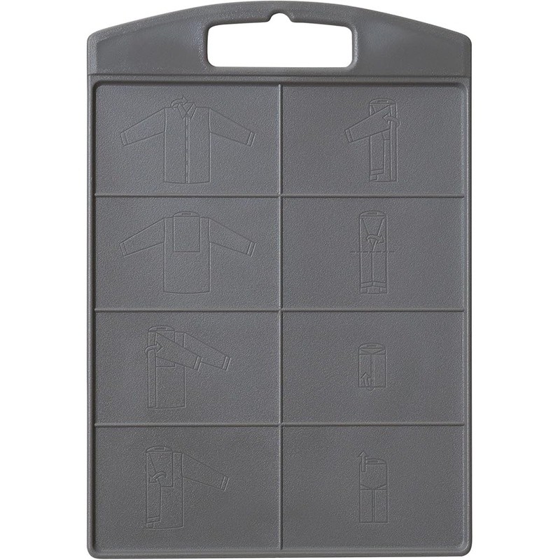 Shirt Folding Tool Uniformly Fold Clothes Space Saving Easy Glide Handle New