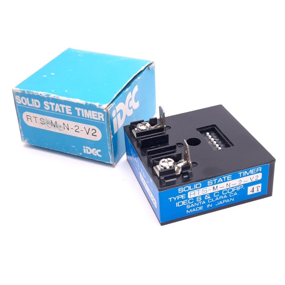 IDEC RTS-M-N-2-V2 Solid State Timer Module, 1-630s Delay, 24VAC/DC, 0.02-1A Max