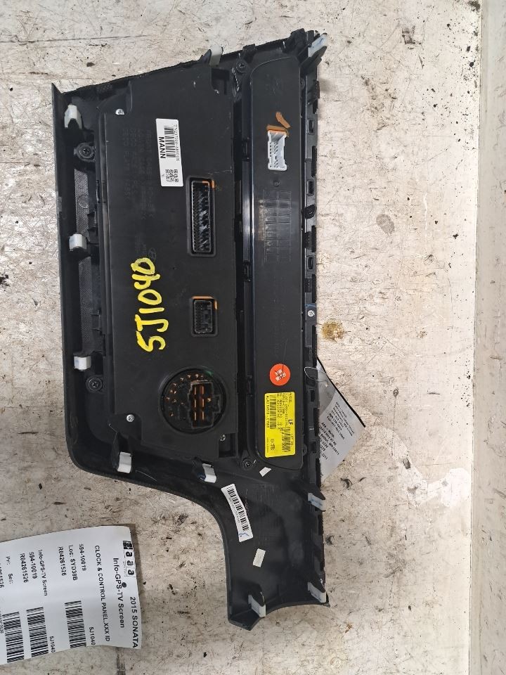 2015 Sonata Clock & Control Panel,94510c1500 Sku#4261526