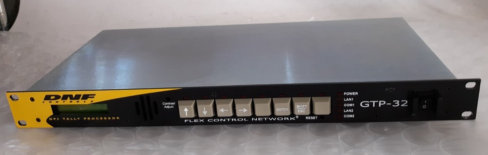 DNF Controls GTP-32 GPI Tally Processor Flex Control Network *FOR PARTS*