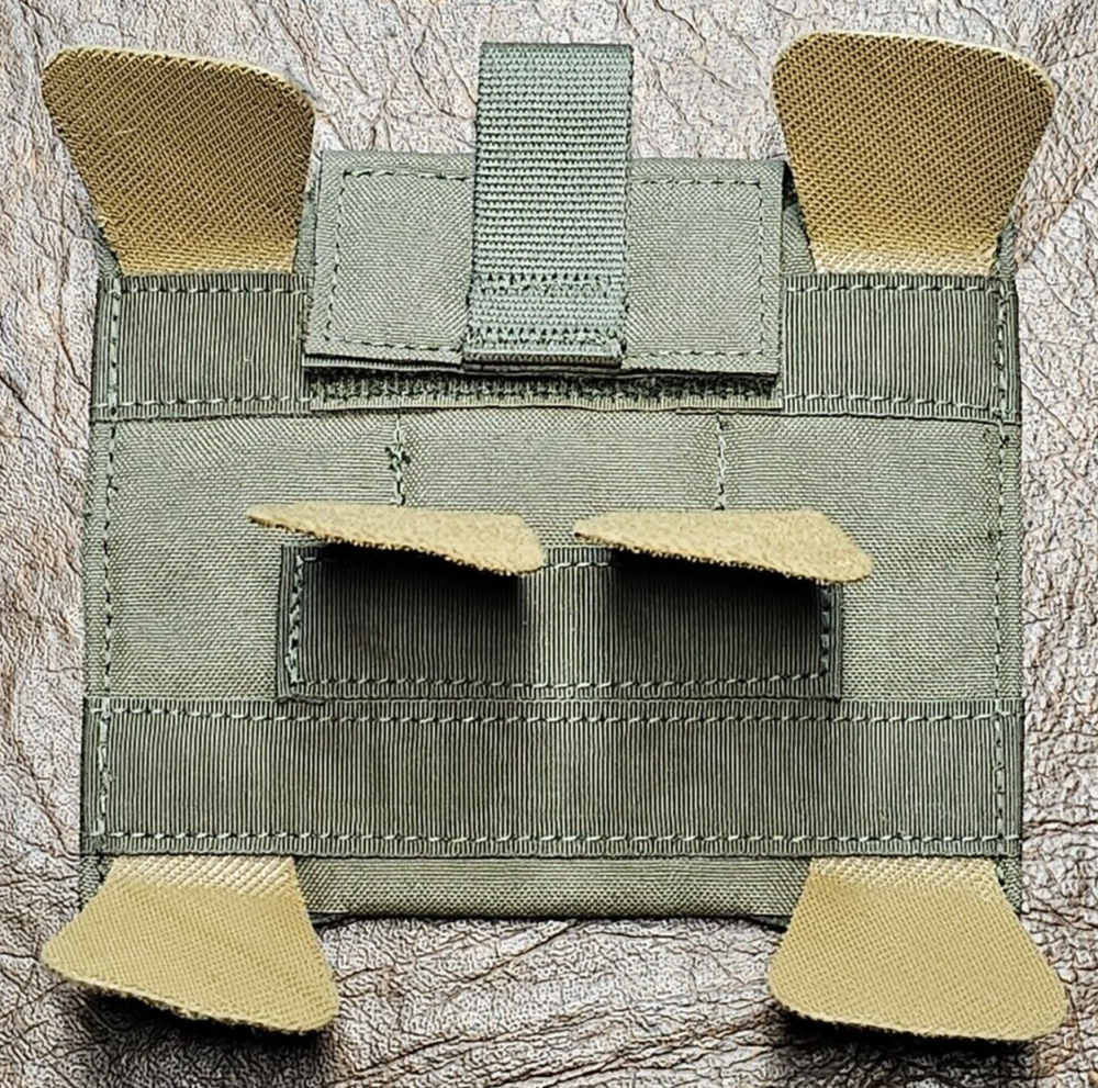 FirstSpear mini admin pocket 6/12 Ranger green utility flat pouch loop panel