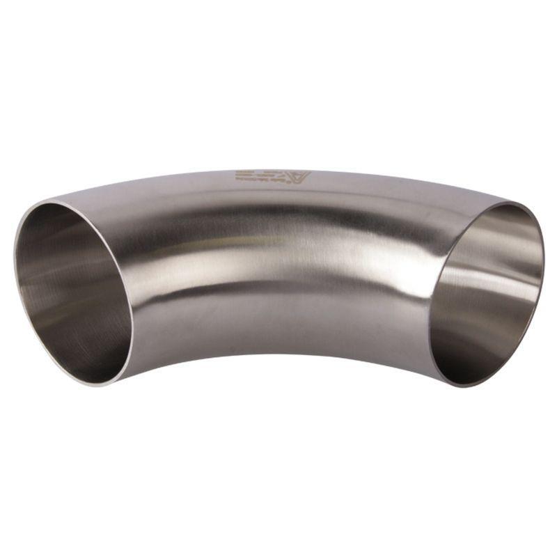 90 deg Short Elbow | Weld 3 inch - Sanitary SS304 (2 Pack)