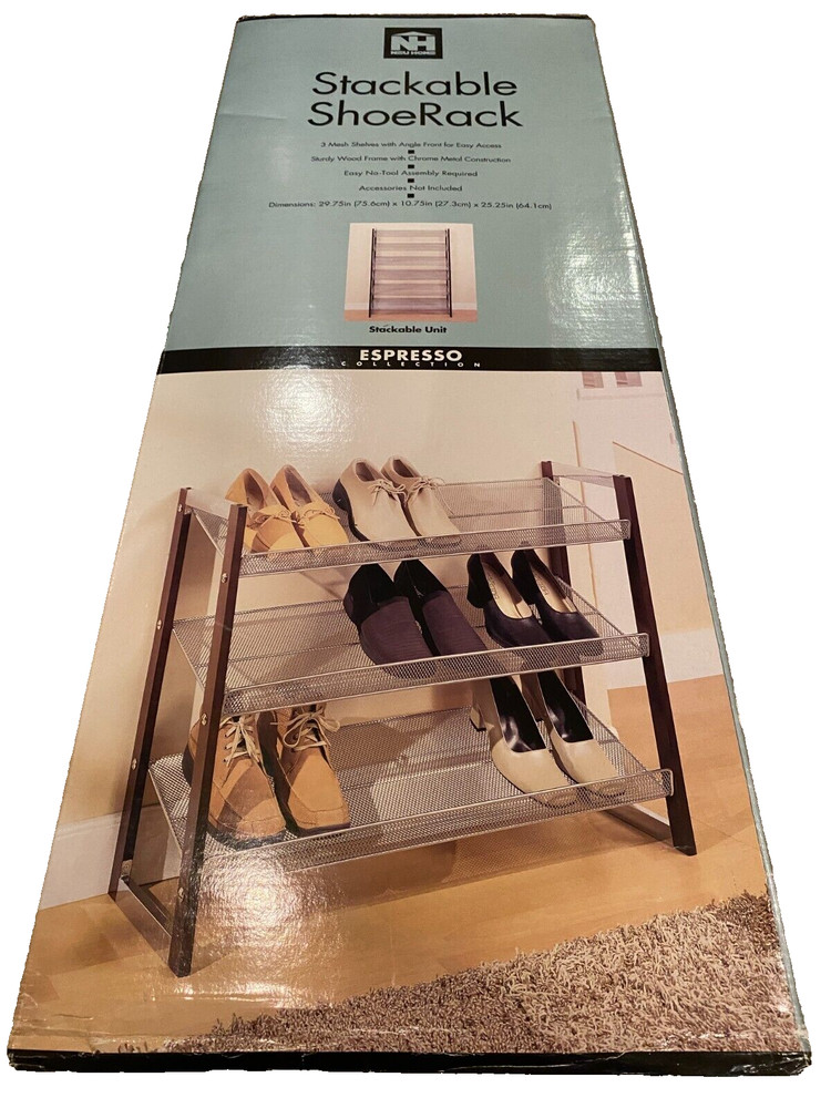 Neu Home - Stackable ShoeRack Espresso Collection