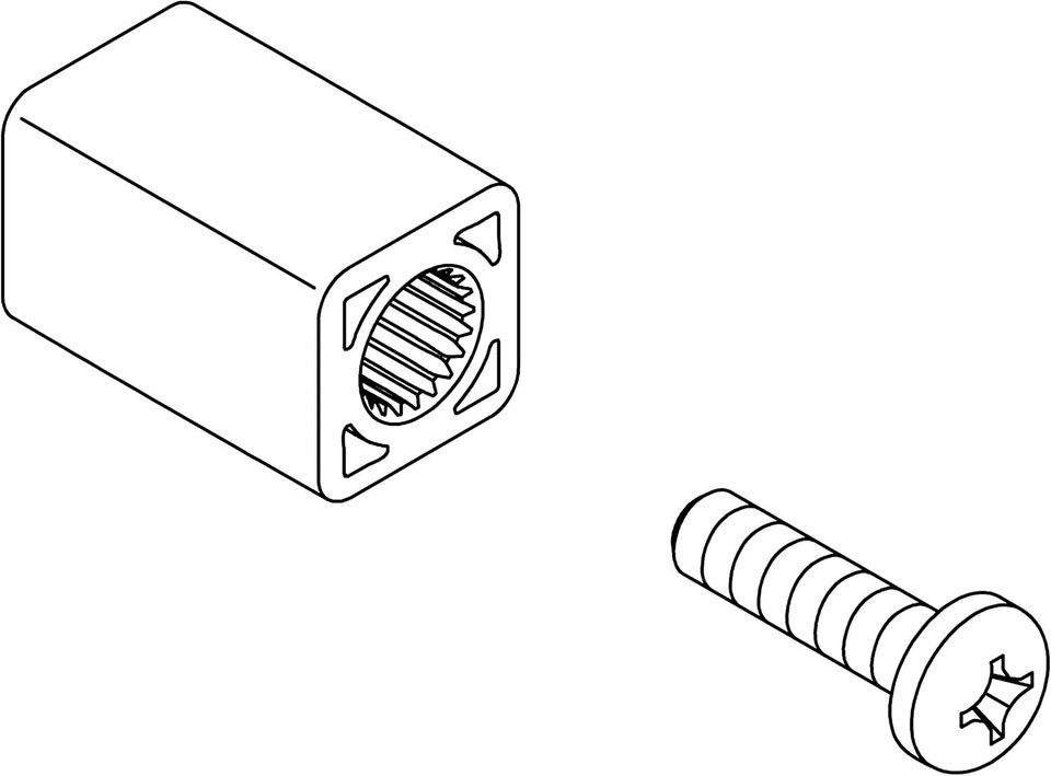 Kohler 1232185 Hardware Handle Adapter OEM Replacement Bathroom Part - NEW