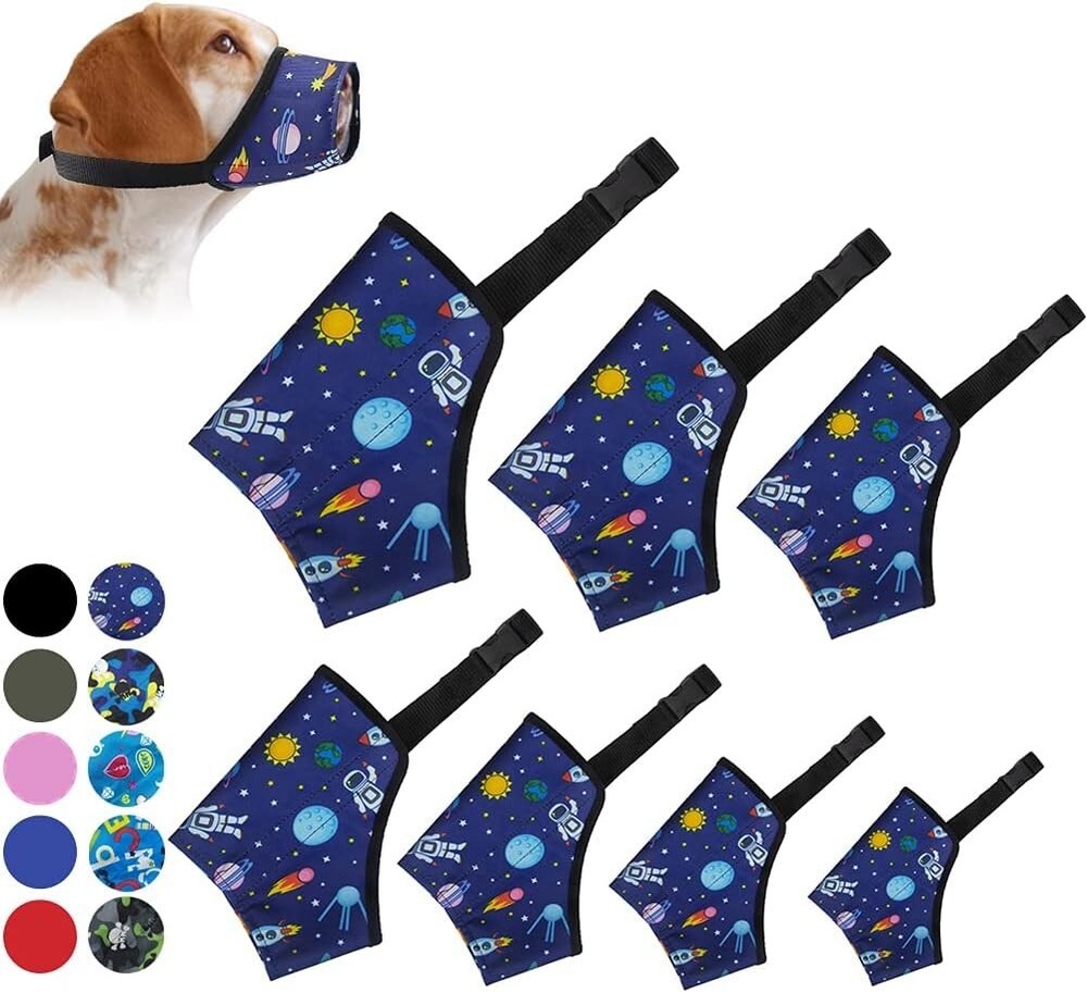 Comfortable Silicone Dog Muzzle for Long Snouts - Prevents Biting and Barking