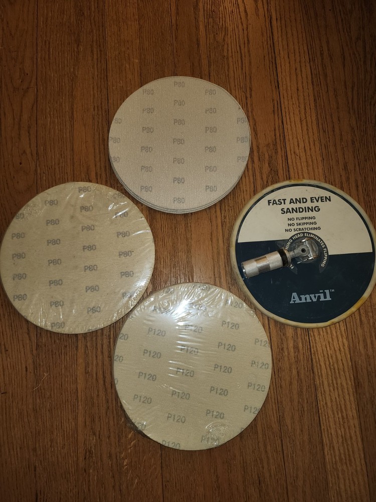Radial Pole sander head 9-in  with sender paper