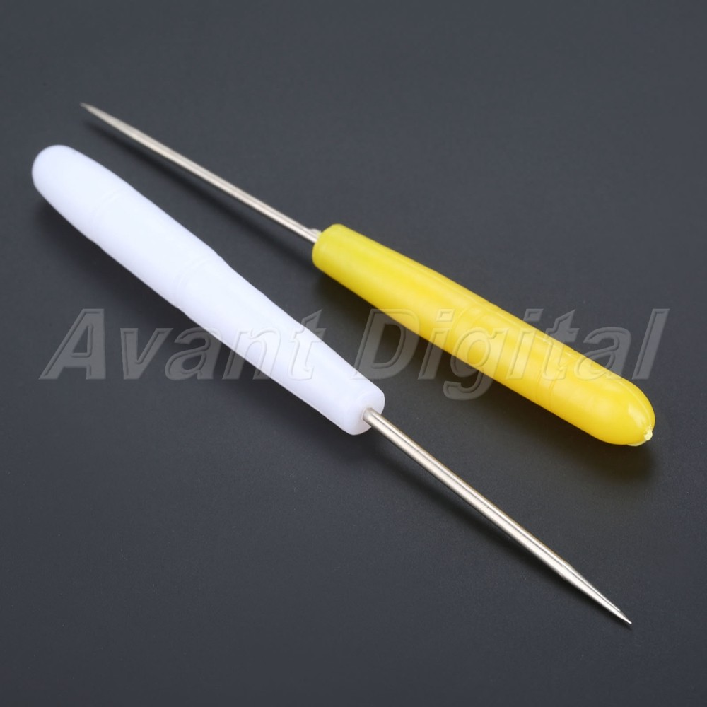 10pcs Sewing Awls Leather Punch Repair Stitching Clicker Tool Plastic Handle