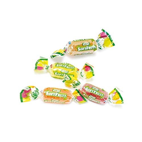Vidal Soft Fruit Wrapped Candy, 2.2 Pound Bag
