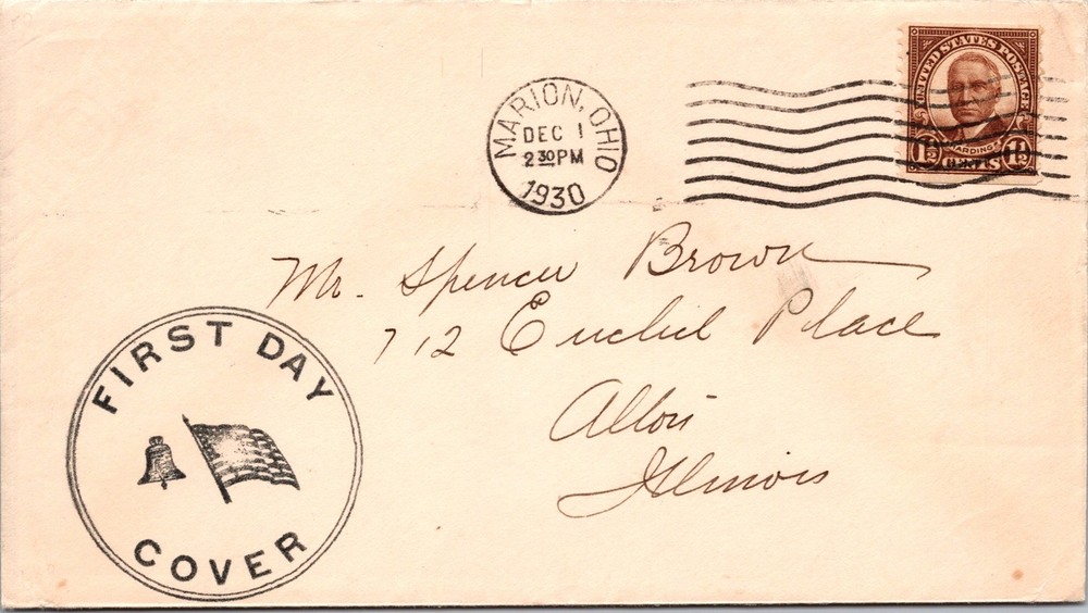 SC# 684 FDC - Simple Cachet - L36896