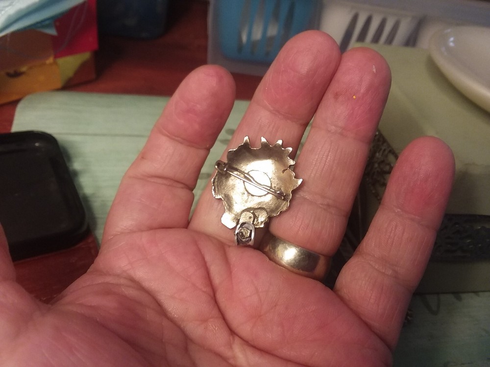 Vintage Karrun Flower Pin