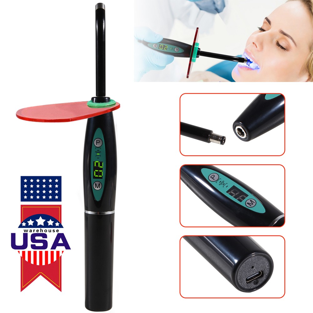 New UV Dental Wireless LED Curing Light Cure Lamp Curing Machine