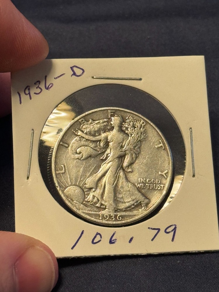 1936 D Walking Liberty Half Dollar