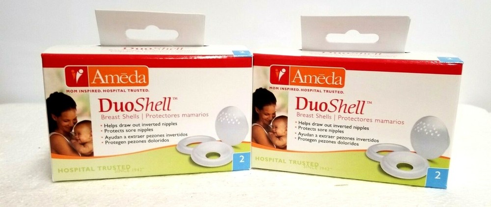 LOT OF 2: Ameda Duo Shell Breast Shells (2)