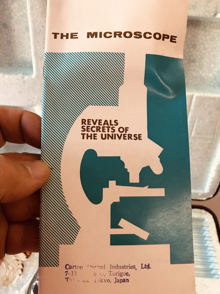 Vintage Microscope Made In Japan