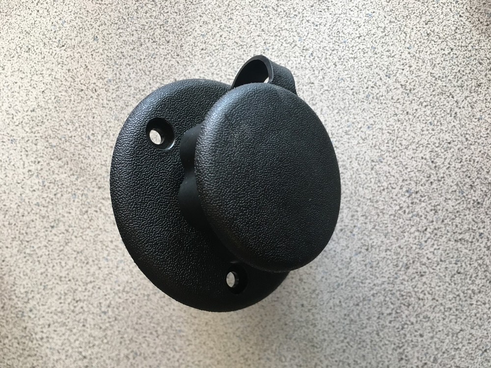 Camco BLACK PLASTIC CITY WATER FILL INLET FLANGE  w/Check valve Trailer Camper