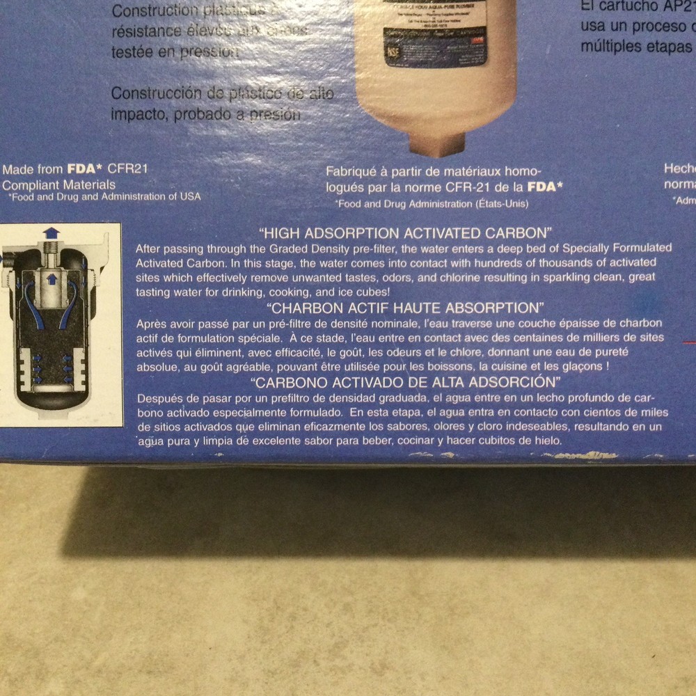 Aqua-Pure Under Sink Drinking Water Filter System AP200 With Cartridge