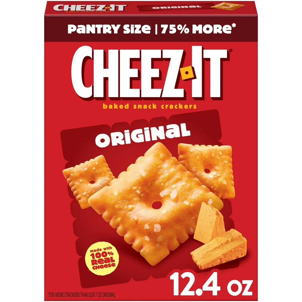 ( 2 Pack ) Cheez-It Original Cheese Crackers, Baked Snack Crackers, 21 oz