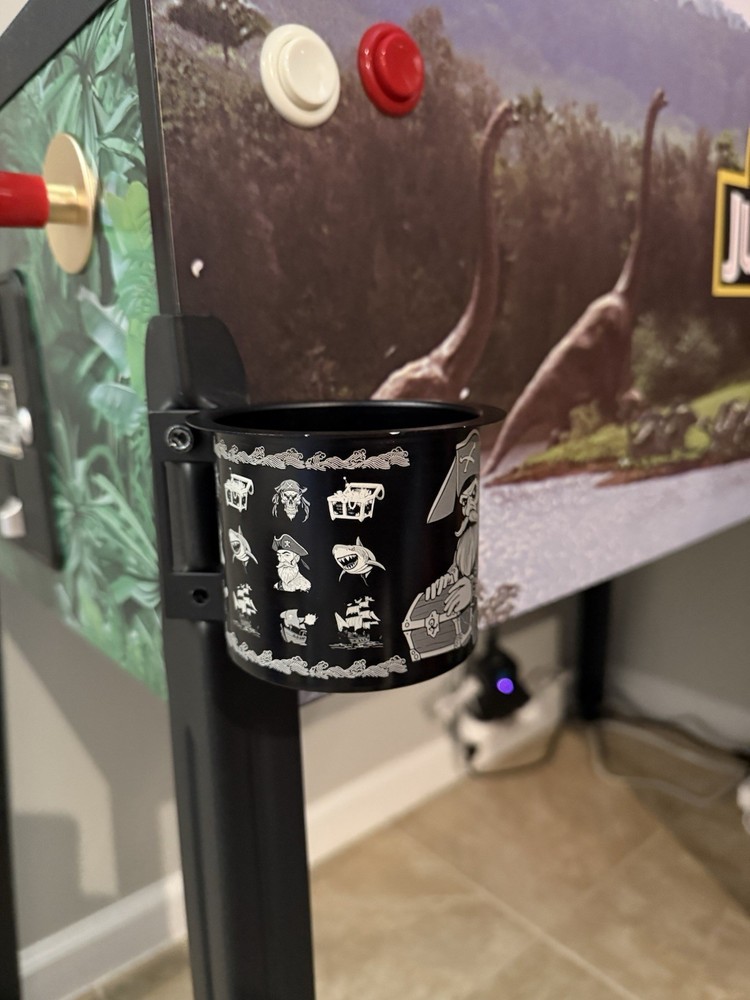 Jumbo Pinball Machine Cup Holder