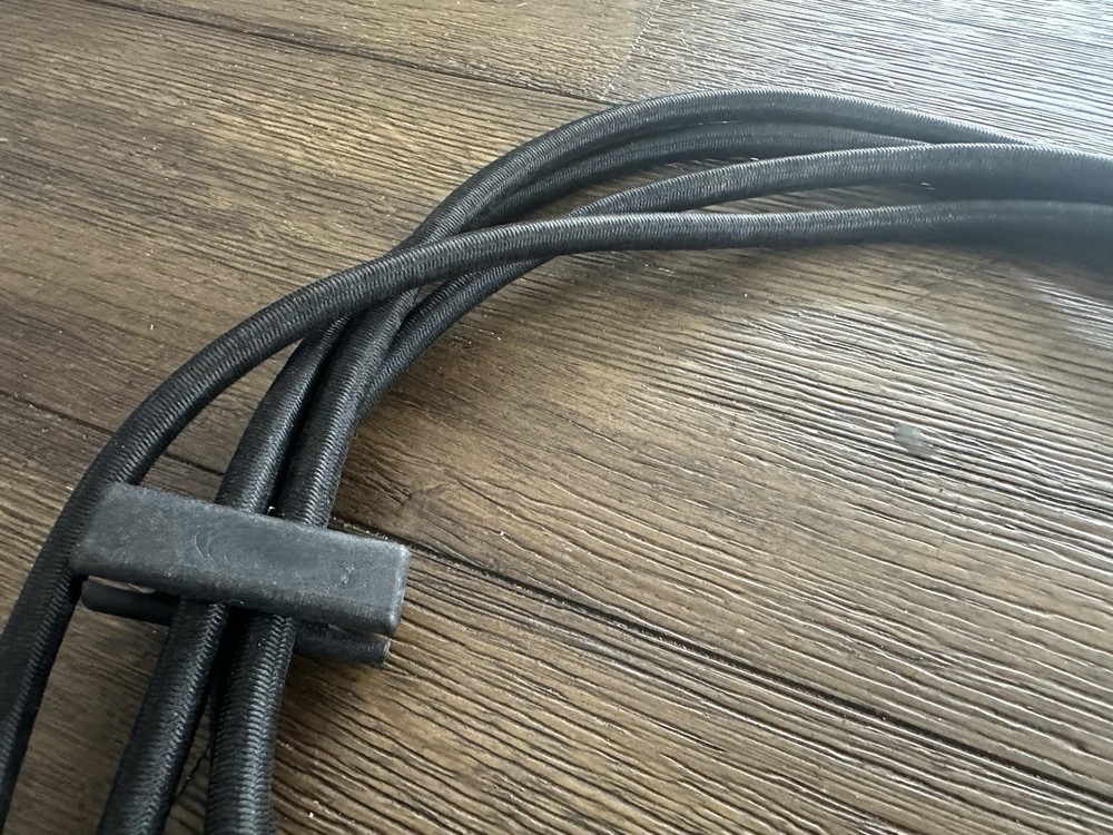 Horse Tack - Black Elastic Training Reins