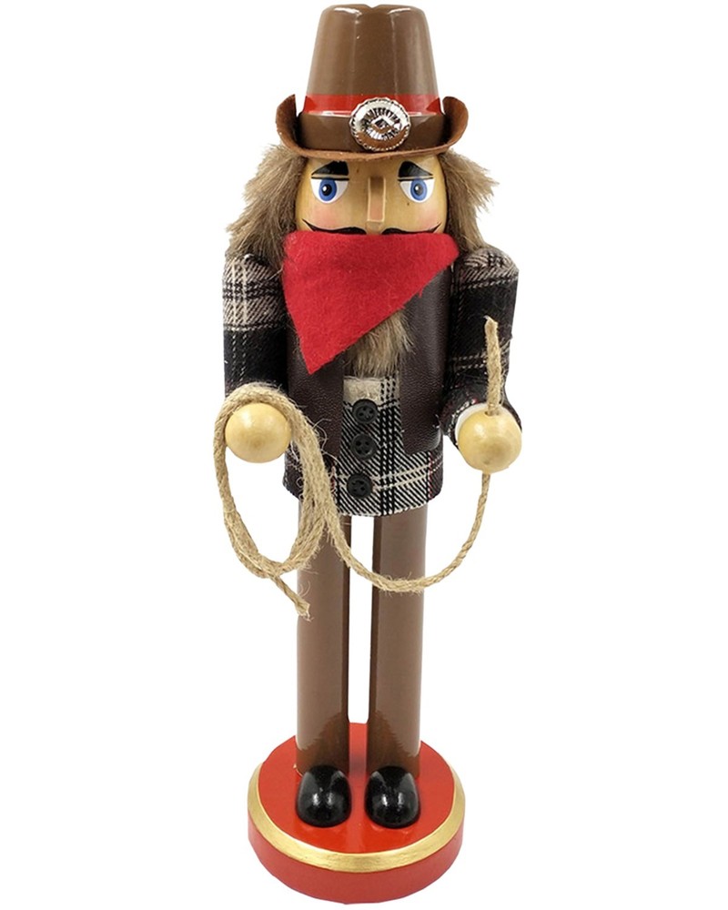 Santa's Workshop 12" Lassoing Cowboy Nutcracker - 70143